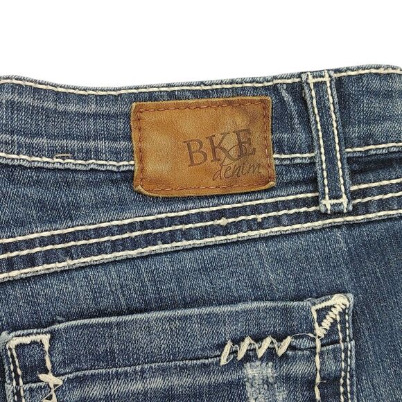 BKE Sabrina Womens Cutoff Denim Jean Shorts Distressed Size 30 - Picture 7 of 11